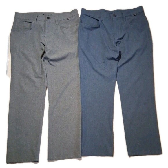 Travis Mathew Other - Lot Of 2 Travis Matthew Golf Pants Men’s Sz 32x30 Performance Stretch Blue-Gray